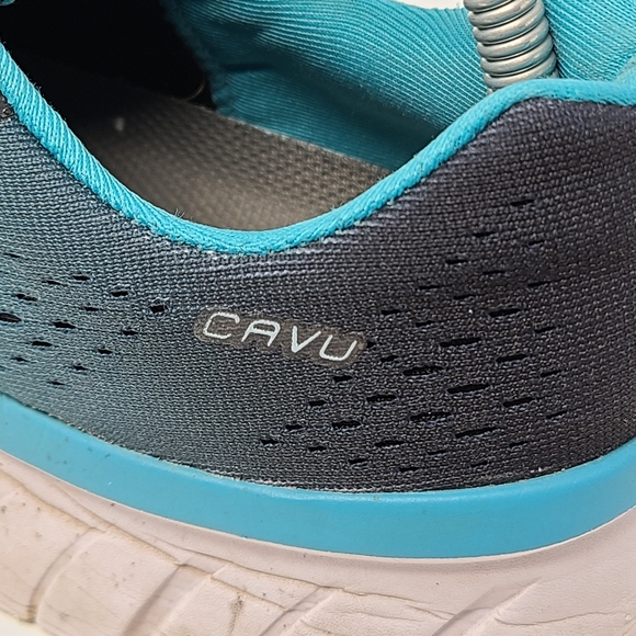 Hoka One One Cavu Running Walking Athletic Shoes Black BlueBird sz 8.5 - Picture 9 of 11